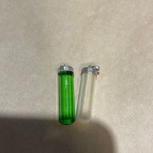 Sterling silver pendants cylinder Pointe Natural Stone